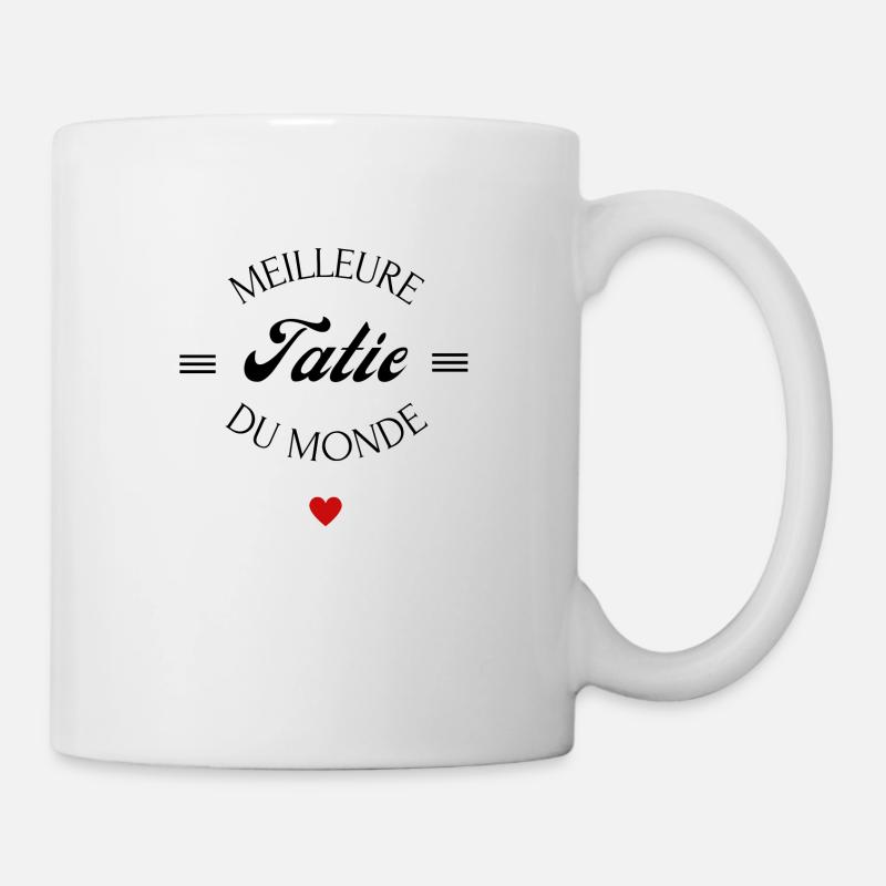 meilleure tatie du monde - Mug blanc - blanc