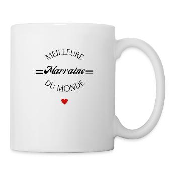 meilleure marraine du monde - Mug blanc - blanc - Droite