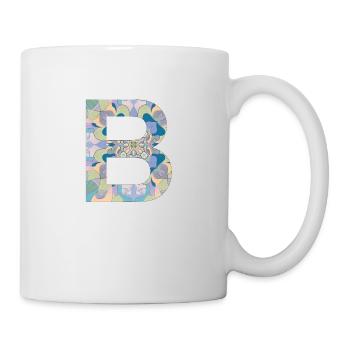 Letter B in mandala - Mug - white - Right