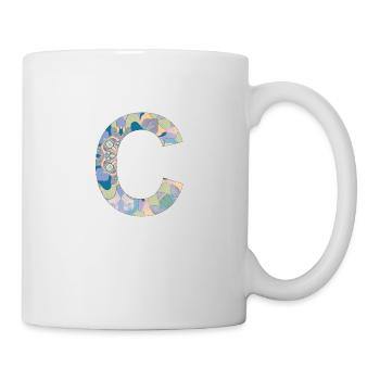 Letter C in mandala - Mug - white - Right