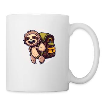 Hiking Sloth - Mug - white - Right