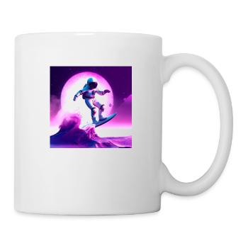 ASTRONAUT SURFER - Mug - white - Right