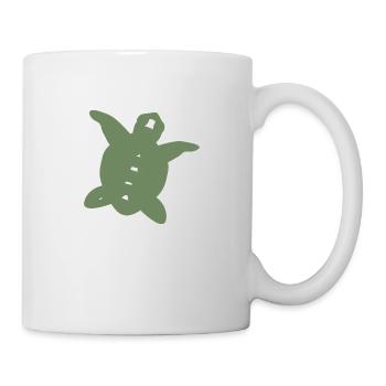 Schild Papa - Tasse - Weiß - Rechts
