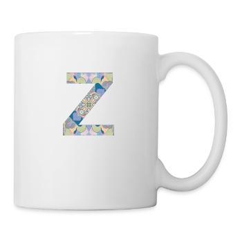 Lettre Z en mandala - Mug blanc - blanc - Droite