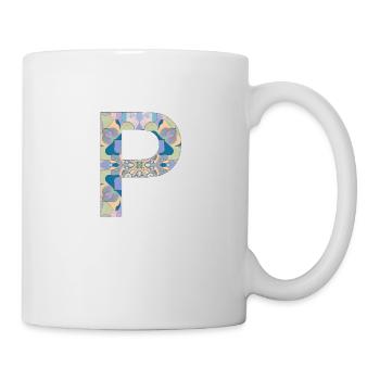 Letter P in mandala - Mug - white - Right