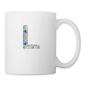 Letter L in mandala - Mug - white - Right