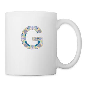 Letter G in mandala - Mug - white - Right
