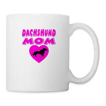 Dackel - Tasse - Weiß - Rechts