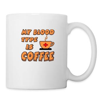 Café - Mug blanc - blanc - Droite