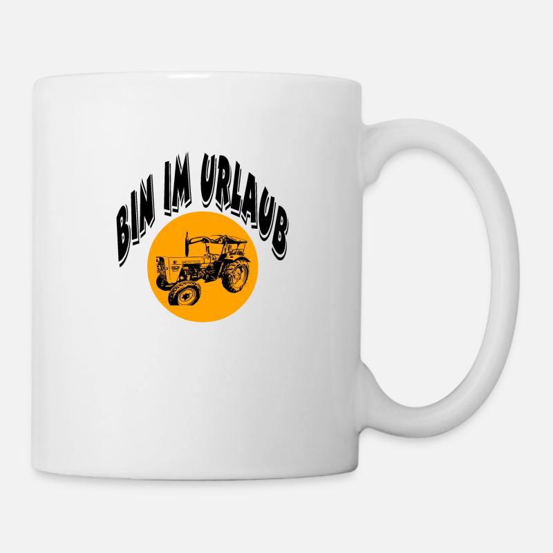 Traktor - Tasse - Weiß