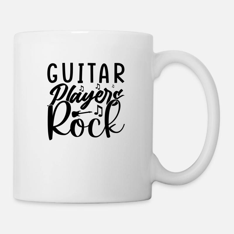 Guitar Players Rock - Tasse - Weiß