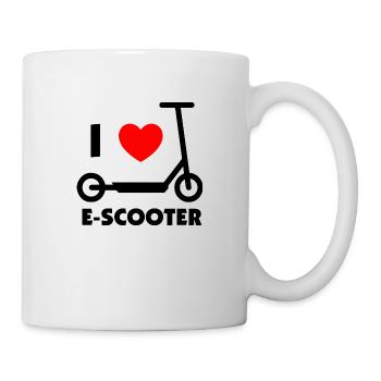 E-Scooter E-Roller Scooter - Mug - white - Right