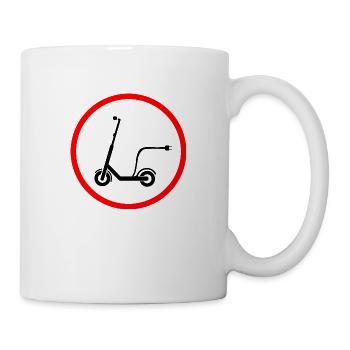 E-Scooter E-Roller Scooter - Mug blanc - blanc - Droite