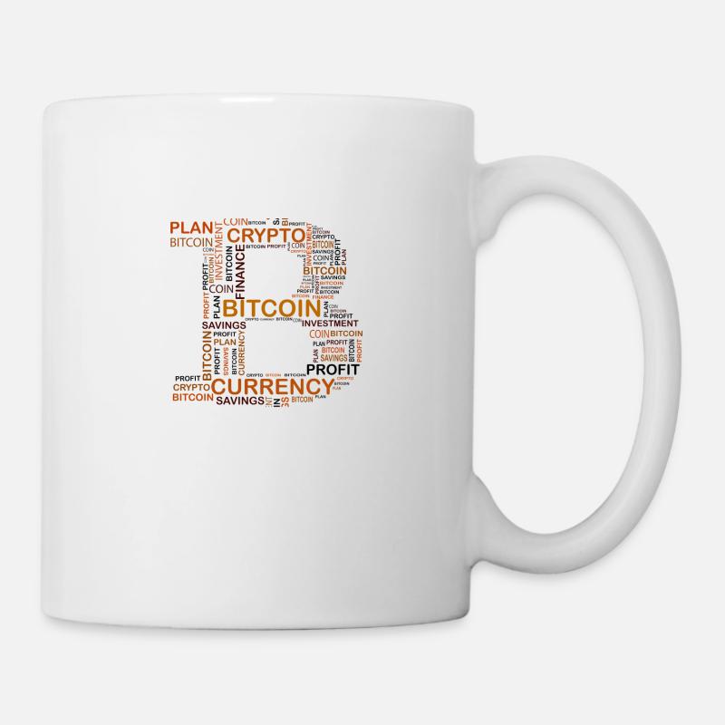 Bitcoin - Tasse - Weiß
