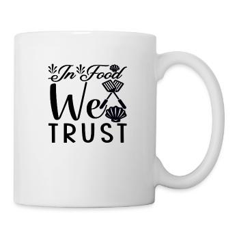 Dans l’alimentation en laquelle nous avons confiance - Mug blanc - blanc - Droite