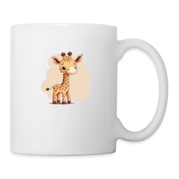 cute giraffe - Tasse - Weiß - Rechts