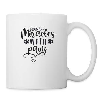 Dogs are love - Mug - white - Right