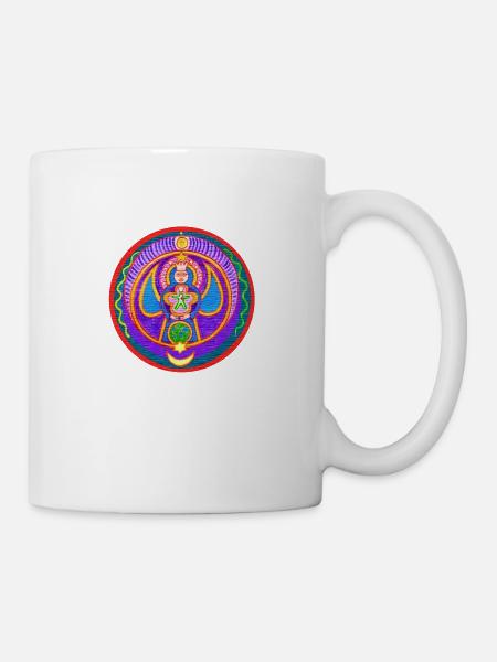 WORLD LOVE MANDALA - Mug - white