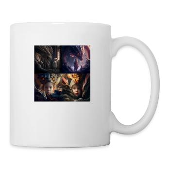 Tom et le dragon - Mug blanc - blanc - Droite
