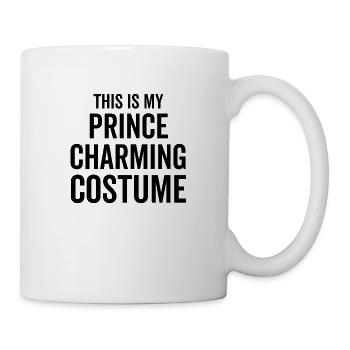 Voici mon costume de prince charmant - Mug blanc - blanc - Droite