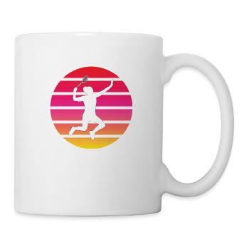 Équipe de badminton Fan de badminton - Mug blanc - blanc - Droite
