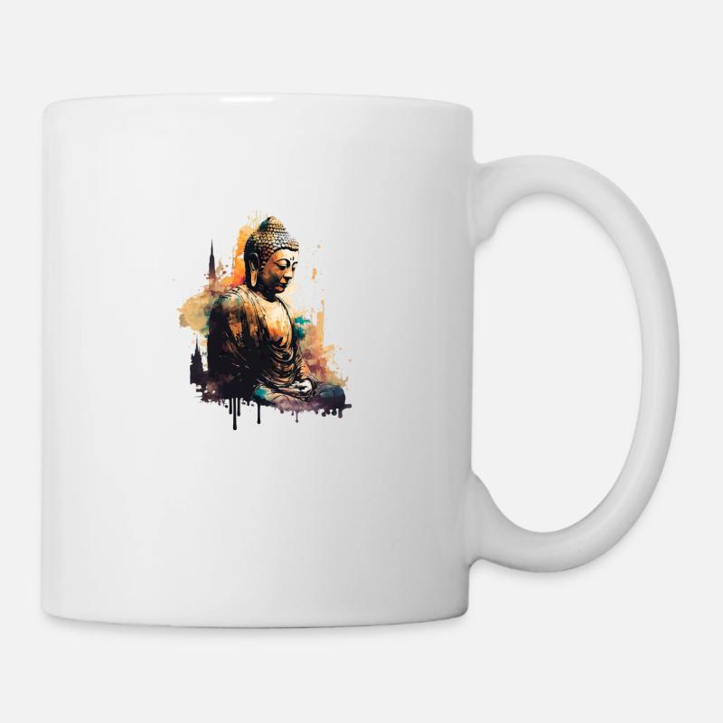 Bouddha - Mug blanc - blanc
