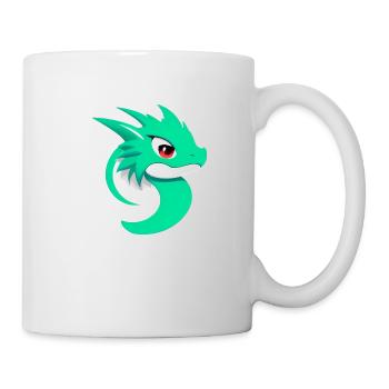 Cartoon Drache Feuer Fantasie Comic Drachen 1 - Tasse - Weiß - Rechts