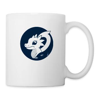 Cartoon Drache Feuer Fantasie Comic Drachen 8 - Tasse - Weiß - Rechts