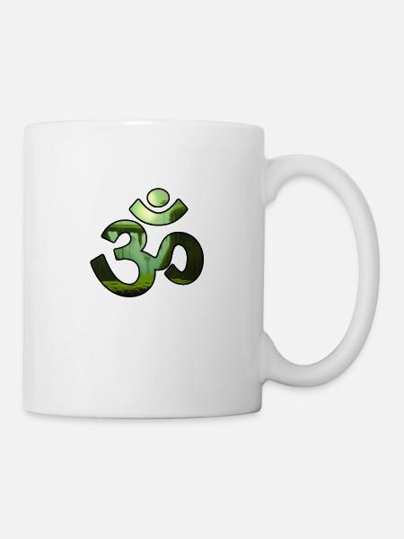 JUNGLE OM - Mug blanc - blanc