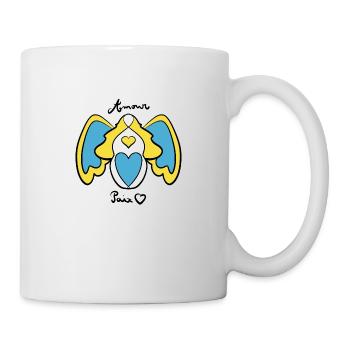 Ange paix - Mug blanc - blanc - Droite