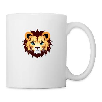 Royal Cartoon Lion Lions Comic 3 - Mug - white - Right