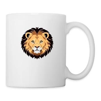 Royal Cartoon Lion Lions Comic 10 - Mug - white - Right