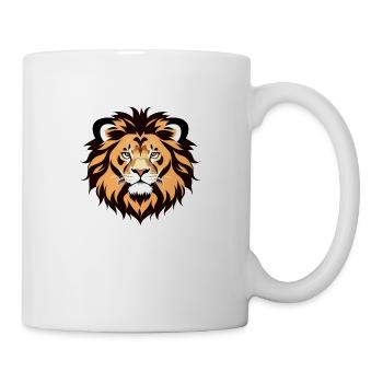 Royal Cartoon Lion Lion Comic 11 - Mug - white - Right