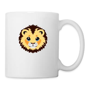 Royal Cartoon Lion Lions Comic 8 - Mug - white - Right