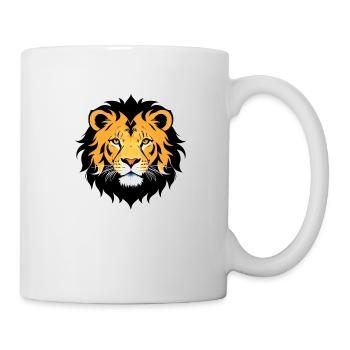 Royal Cartoon Lion Lions Comic 16 - Mug - white - Right