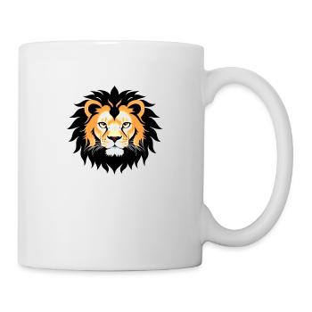 Royal Cartoon Lion Lions Comic 14 - Mug - white - Right
