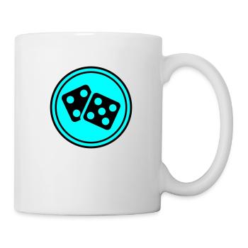 Dice Casino Circle - Mug blanc - blanc - Droite