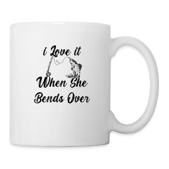 Ich liebe es, wenn sie sich bückt - Tasse - Weiß - Rechts