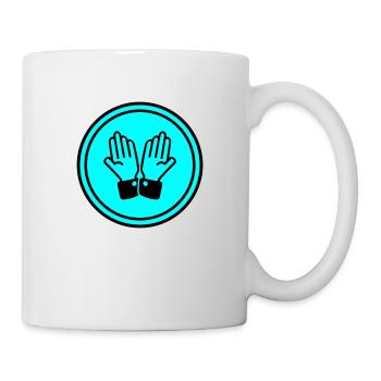 Hände Beten Kreis - Tasse - Weiß - Rechts