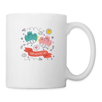 Valentinstag Geschenk - Tasse - Weiß - Rechts