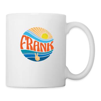 Frank Shirt Vintage Sunset Frank Groovy Tie Dye - Mug - white - Right