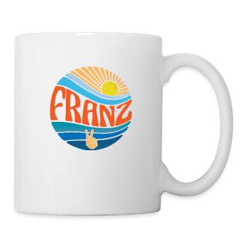 Franz Hemd Vintage Sunset Franz Groovy Tie Dye - Tasse - Weiß - Rechts