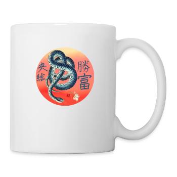 Schlange_Beutejagd - Mug - white - Right