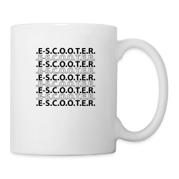 E-Scooter Scooter - Mug blanc - blanc - Droite