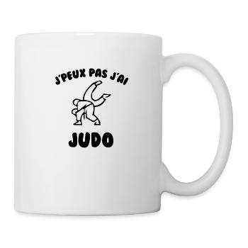J’peux pas j’ai judo - Mug blanc - blanc - Droite