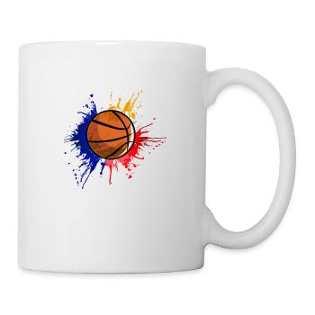 Philippines Filipino Flag Basketball I Cadeau - Mug blanc - blanc - Droite