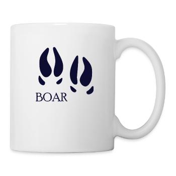 CHIEN CHAT SANGLIER - Mug blanc - blanc - Droite