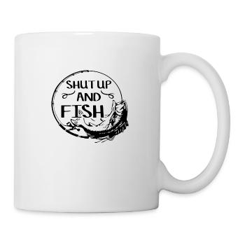 Shut up and Fish - Mug - white - Right