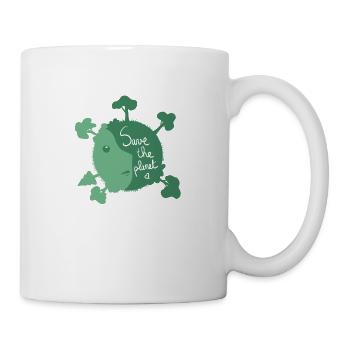 Save the planet - environnement - climat - Mug blanc - blanc - Droite