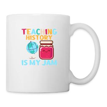 Teaching History Is My Jam Education History Teac - Mug - white - Right